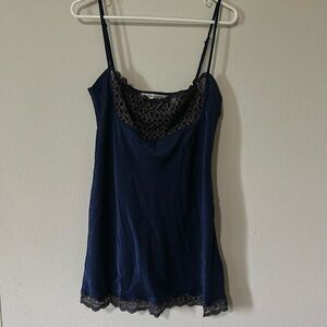 Victoria’s Secret vintage navy blue lingerie/ nightgown Size L
